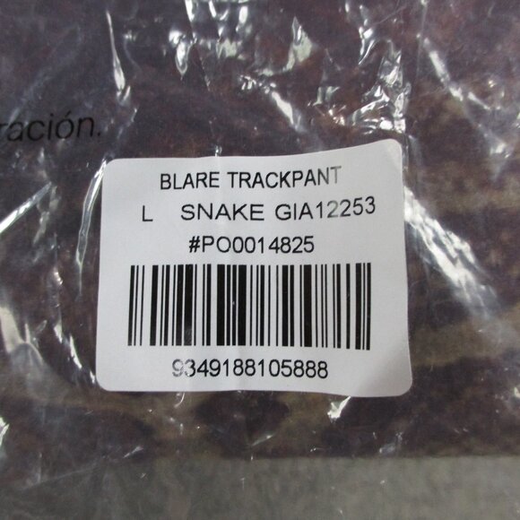 IAMGIA Blare Trackpant Womens Large Snake Print Pants Only Stretch Pull On NEW - Picture 14 of 15